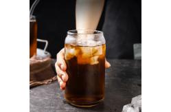 China Borosilicate Clear Milktea Coffee 16oz Beer Mugs Transparent supplier