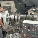 Pvc Water Supply Plastic Pipe Extrusion Line Easy Operate And Maintenance