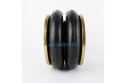 China 12'' ×2 Double Convoluted Flange Rubber Air Spring For Lifting Jack supplier