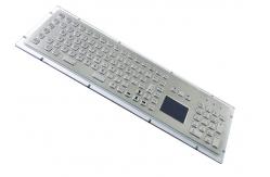 China Waterproof IP65 103 Keys Panel Mount Metal Keyboard With Numeric Keypad supplier