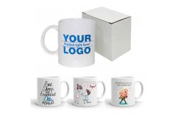 China Sublimation Blank Ceramic White Mug For 11oz Custom Sublimation Mug supplier