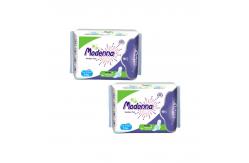 China Good Breathability Ultra Absorbent Rectangle Cotton Sanitary Napkin With Leakproof Adhesive supplier