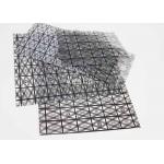 Anti Static Composite Conductive Grid Bag Mesh Shiny With Bubbles Inside