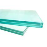 Beveled Tempered Laminated Safety Glass With PVB Interlayer For Safety And Security for sale