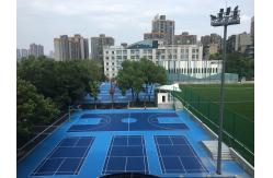 China Multifunction Shock Absorption Silicon PU Sports Flooring Harmless supplier