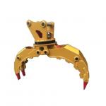 Heavy Duty 360 Rotating Hydraulic Rock Grapple for CAT320 330 336 Excavator for sale