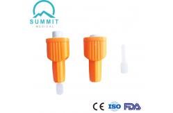 China Sterile Safety Lancets with Top Push Button Activation 28 Gauge, 1.8mm Depth supplier