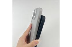 China TPU PC Inlay Double Sided 1mm Groove Phone Case Cover Metal Camera Frame supplier