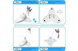China Exercise Electric Interactive Butterfly Flutter Rotating Kitten Toys supplier