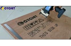 China Automatic Expiry Date Large Characters Inkjet Printer Wooden Cabinet Printing supplier