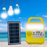 ISO 26cm*20cm*38cm Home Solar Lighting And Usb Charging System for sale