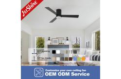 China Smart Remote Fancy LED Lighting Ceiling Fans for Low Ceilings 1stshine Wholesalers supplier