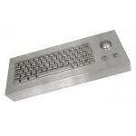 FCC Industrial Metal Desktop Keyboard 20mA With Hand Touched Mechanical Keys