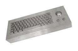 China FCC Industrial Metal Desktop Keyboard 20mA With Hand Touched Mechanical Keys supplier