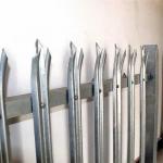 Square Post White Galvanised Steel Palisade Fencing For Garden And Gates for sale