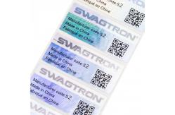 China Shape Custom Hologram Stickers Anti Theft Magnetic Security Labels Roll supplier