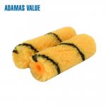 European Style Mini Roller Paint Brush Yellow With Black Stripe for sale