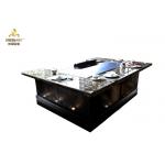 Electric Teppanyaki Hibachi Grill table with sunken air inlet design for sale