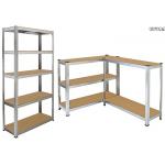 Multi - Level Stacking Light Duty Racking Metal Q235 Steel Plywood Panel Layer for sale