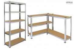 China Multi - Level Stacking Light Duty Racking Metal Q235 Steel Plywood Panel Layer supplier
