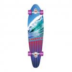 Layback Longboards Going Left Longboard Complete Skateboard - 9.75 x 38 for sale