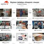 30L Benchtop Ultrasonic Cleaner Slope Touch Control Panel With Digital Timer / Heater