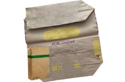 China 20kg Multiwall Valve Paper Bags Square Block Bottom Moisture Resistant supplier