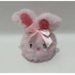 100% PP Cotton Cute Stress Ball & Animal Plush Stuffed Pink Bunny Toy With Keychain for sale
