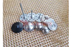 China Metal 35mm Round Disc Insulation Anchors With Self Locking Dome Cap Washer supplier