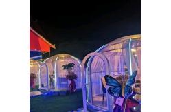China PC Polycarbonate 6m Geodesic Dome Transparent Tent For Hotel supplier