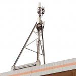 20m Galvanized Steel Rooftop Antenna Tower 3G 4G 5G Telecommunication for sale