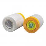 Plastic Painter Pre Taped Transparent Masking Film For Painting  Protection for sale