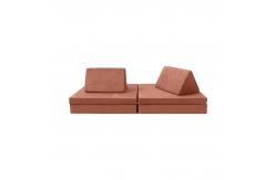 China Water Resistant Flexible Seating 6 Piece Modular Foam Play Couch For Playroom supplier