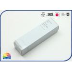 Laser Silver Paper Reverse Tuck Box Skincare Folding Package for sale