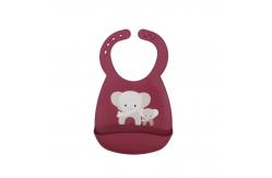 China Custom Baby Tableware Set Waterproof Soft Silicone Bibs For Baby supplier