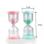 Wholesale price 5 minute 10 minute hourglass colored sand glass decorative hourglass glass sandtimers hourglass for sale