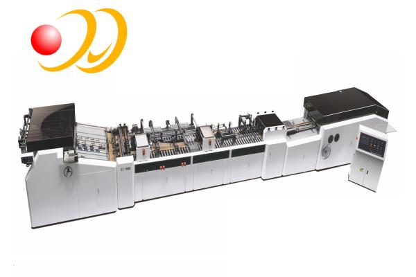 Square Bottom Paper Bag Making Machine High Efficiency Sheet Feeding