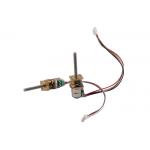 10mm Diameter Micro Geared Stepper Motor With Adjustable M3 Lead Screw Shaft for sale