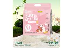 China Biodegradable Tofu Cat Litter Bulk Eco Friendly Clumping Effect Cassava supplier