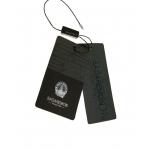 Bespoke Paper Clothing Brand Hang Tags And Labels Perforated Garment Tags Printing for sale