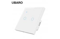 China 240V Smart Zigbee Switch Zigbee Hubs 2 Gang APP Control Remote Light Switch supplier