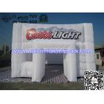 Bespoke Led Inflatable Cube Tent / Inflatable Party Event Tent 8 x 4 m