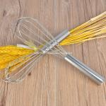 Heavy Duty Stainless Steel Handle Balloon Egg Whisk Wire Manual Egg Beater for sale