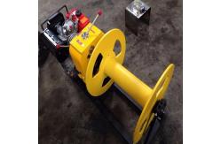 China Gasoline / Diesel Engine Cable Winch Puller Take Up Winch Stringing Equipment 2 Ton supplier