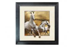 China Running Horse Image 3D Lenticular Printing Service MDP Frame 5D Effect supplier