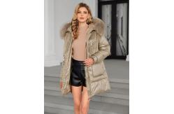 China Machine Washable Thermal Cashmere Lady Jacket Without Real Fox Fur supplier