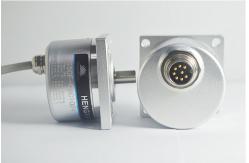 China 5000 Resolution Pulse 4096 Encoder , S50F Optical Quadrature Encoder With Flange supplier