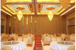 China Aluminium Profile Floor To Ceiling Movable Partition Wall Soundproof Sliding Partition supplier