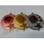 Die Struck Process Custom Engraved Medals With Star Logo None Attachment for sale