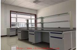 China Chemical Resistance Wood Lab Work Table  For Hospital With Adjustable Foot supplier